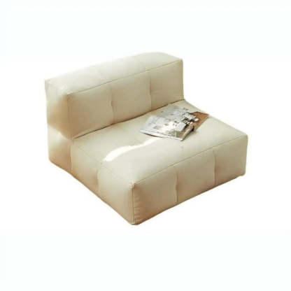 Yellow Tech Cloth Biscuit Back Reclining Corner Chair — Green / Corner Chair / Tech Cloth