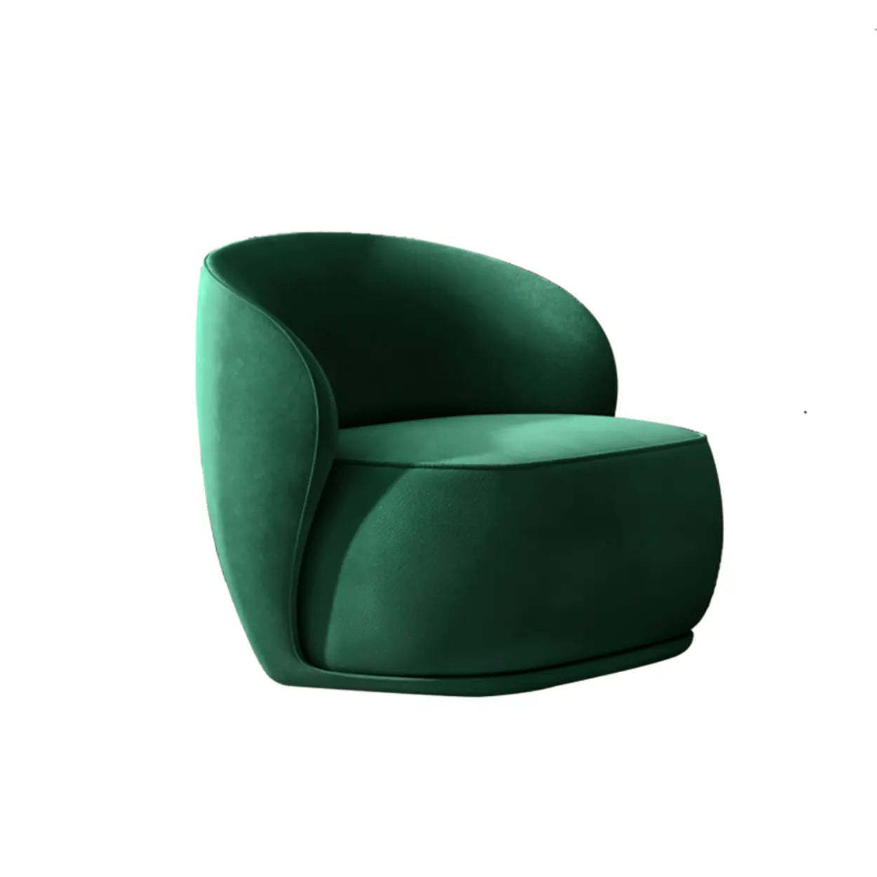 Modern arm high-back green accent chairs, Lighom