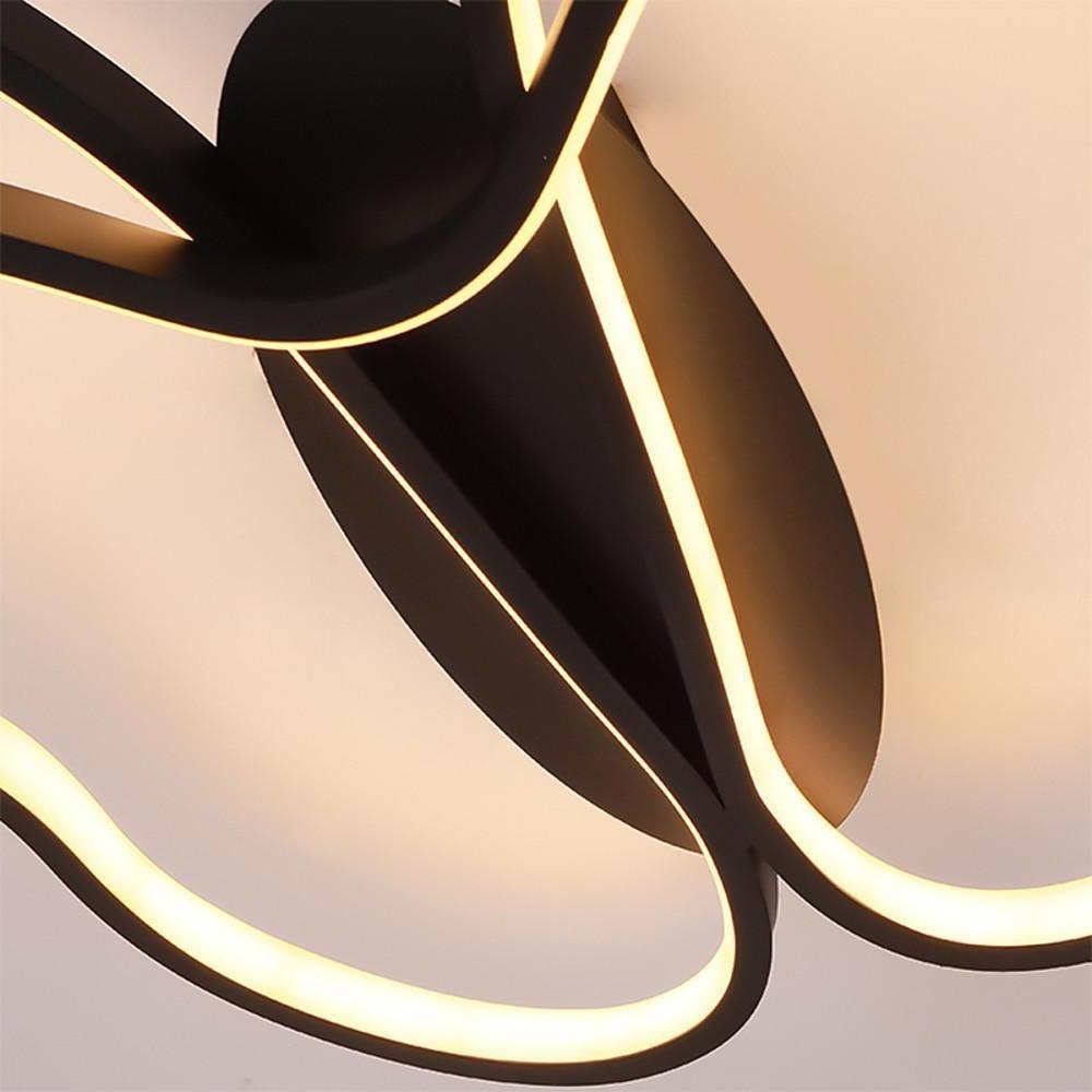 Novelty Butterfly Bedroom Metal LED Kids Flush Mount Light
