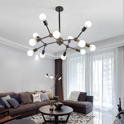 Nordic Sputnik Chandelier Bubble Chandelier Brass Chandelier 12 Bulbs-Lighom