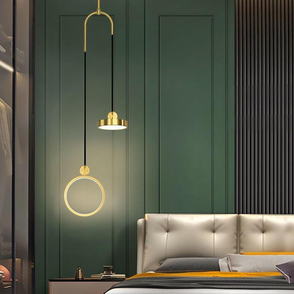 2 Circles LED Modern Pendant Light Island Lights Hanging Ceiling Lights-Lighom