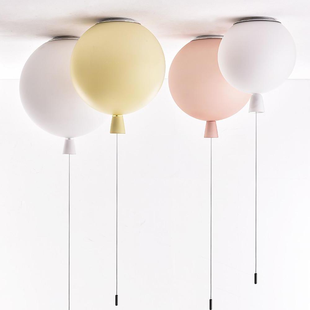 Hot-Air-Balloon Novelty Flush Mount Ceiling Light
