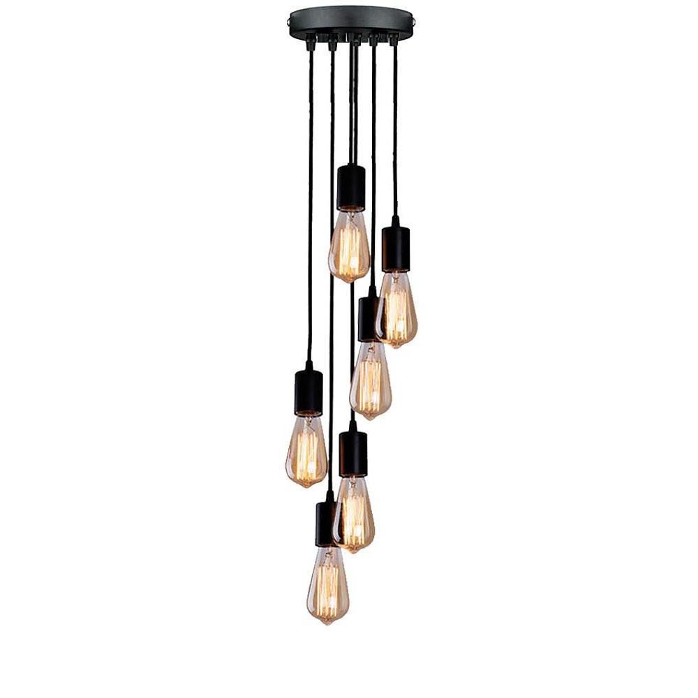 Cluster Teardrop Pendant Light Braided Island Industrial Pendant Lighting-Lighom