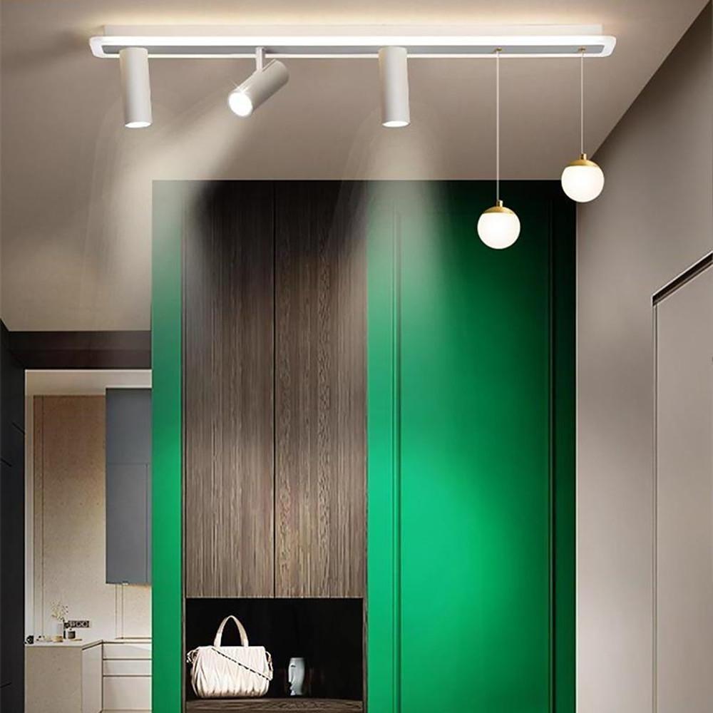 Modern Blending Flush Mount and Pendant LED Ceiling Light for Kitchen Island-Lighom