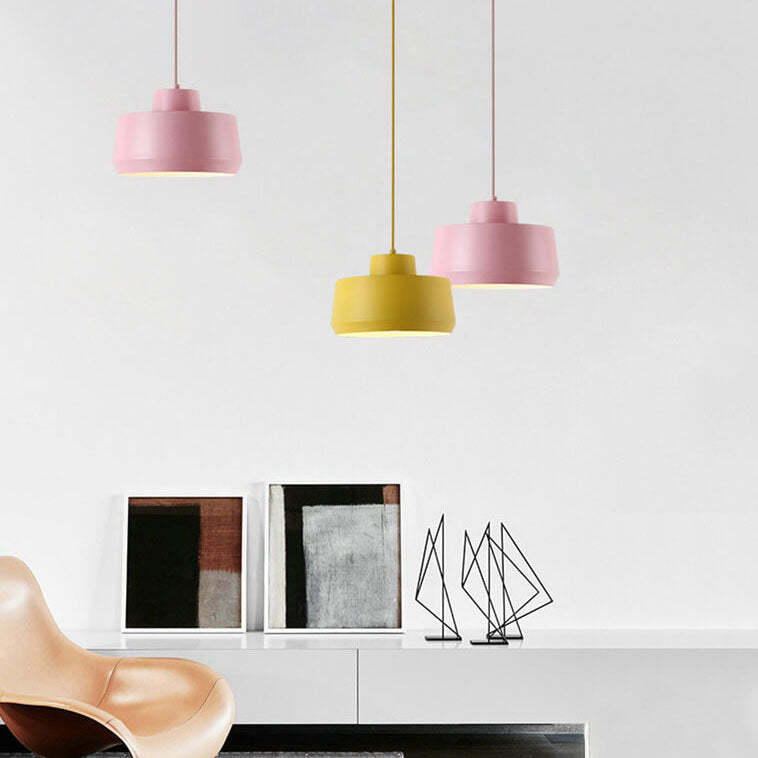 Macaron Candy Jar Aluminum Pendant Light