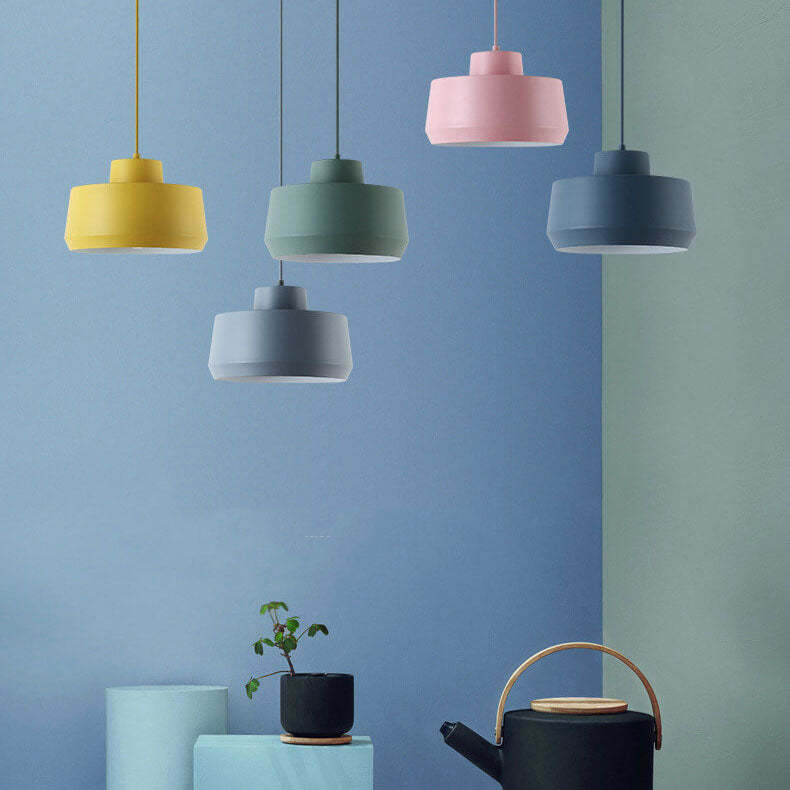 Macaron Candy Jar Aluminum Pendant Light