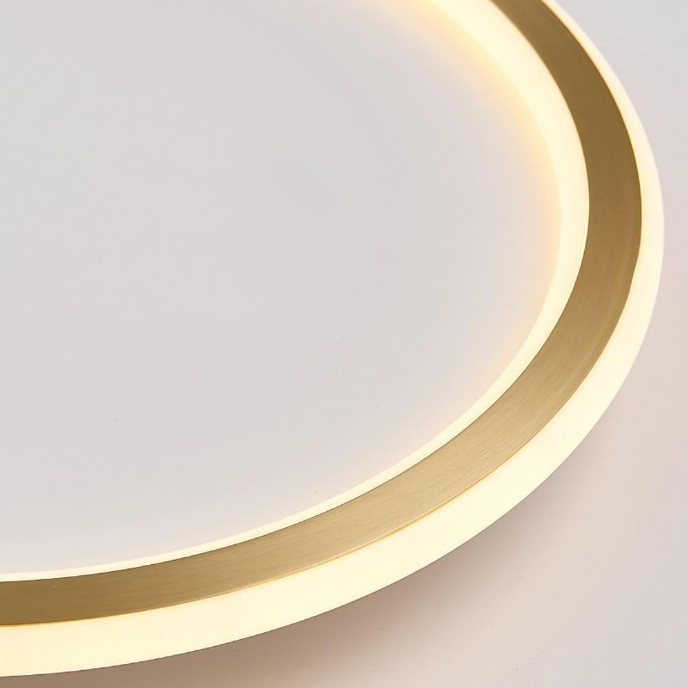 Circle Design Minimalist Nordic Integrated LED Flush Mount Ceiling Light-Lighom