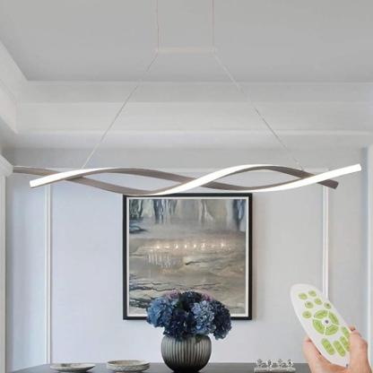 Interwoven Waves LED Modern Pendant Lighting Hanging Lamp Island Lights-Lighom