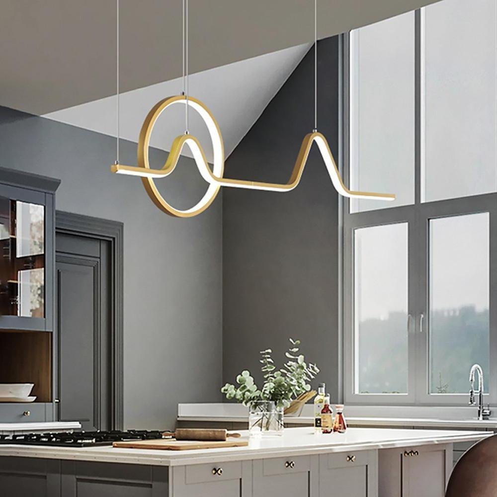 Circular Linear Dimmable Artistic Modern Kitchen