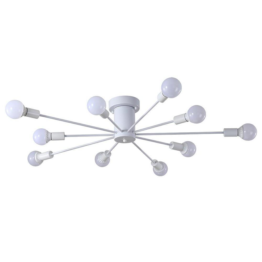 Metal Large 10-LED Sporadic Flush Mount Ceiling Light