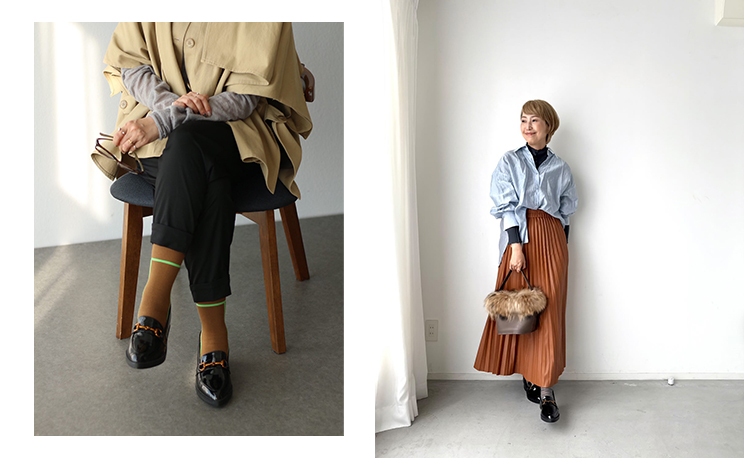 ビット-デザイン-が-特徴-の-クラシック-な-ローファー-革靴-いめ-コーデ-に-合わせやすい-定番-シューズ