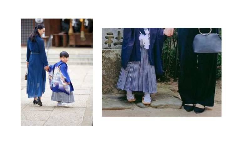 母子の絆。七五三の記念日に共に過ごす幸せな時間