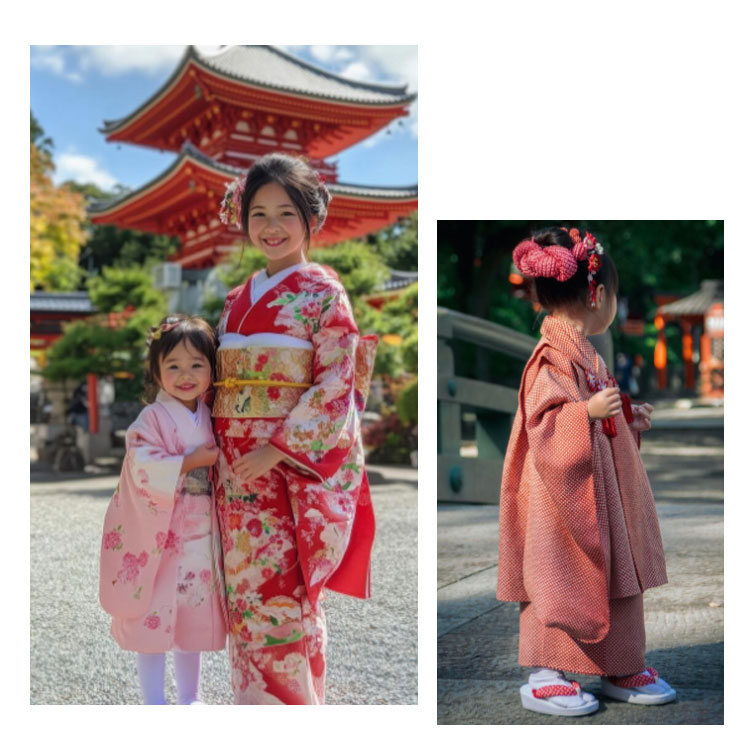 女の子の七五三の袴姿