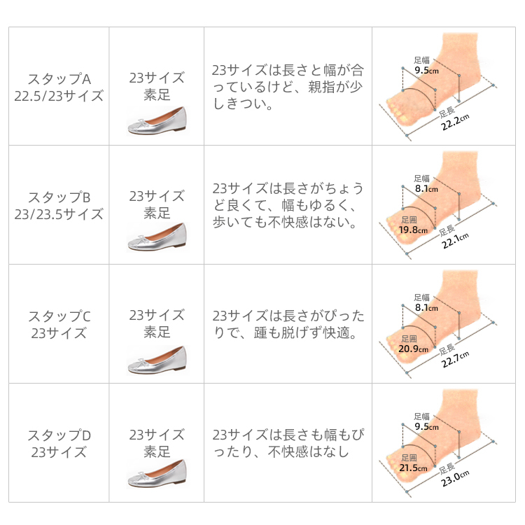 サイズ表