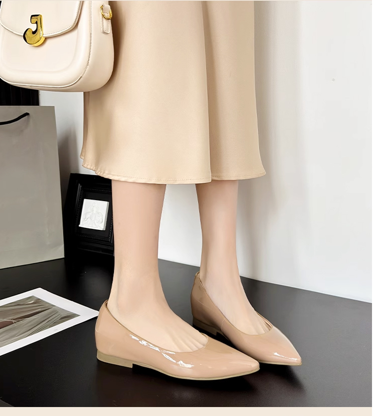 KENPOGEN 健歩源  ベージュ　インヒールパンプス　5㎝ヒール