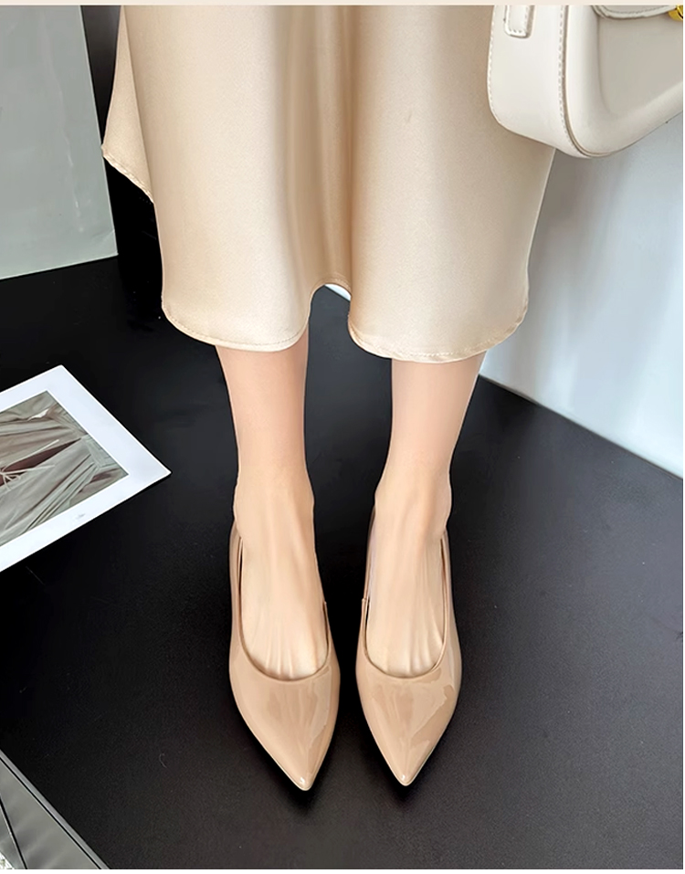 KENPOGEN 健歩源  ベージュ　インヒールパンプス　5㎝ヒール