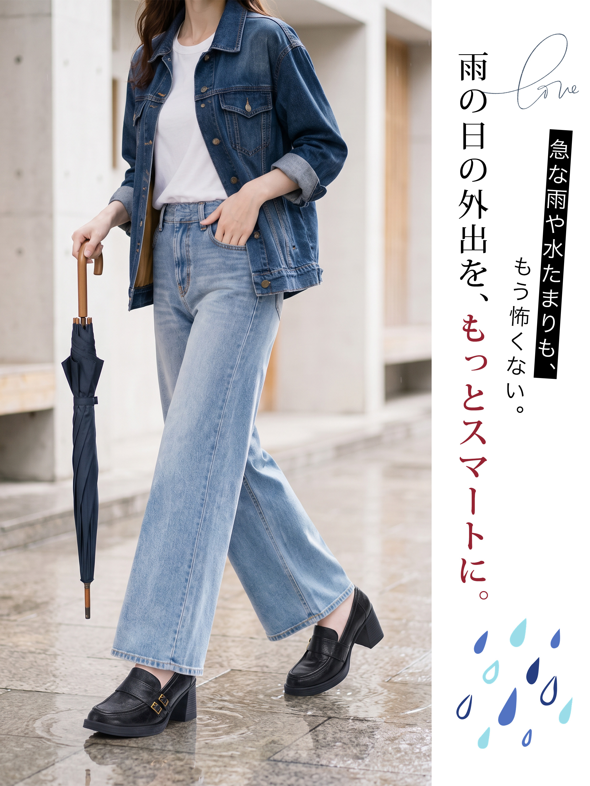 【安定感抜群・走れる太ヒール】KENPOGEN ダブルバックル ローファー レディース 5cm 7.5cm 選べる高さ 痛くない 通勤 黒 スクエアトゥ 幅広
