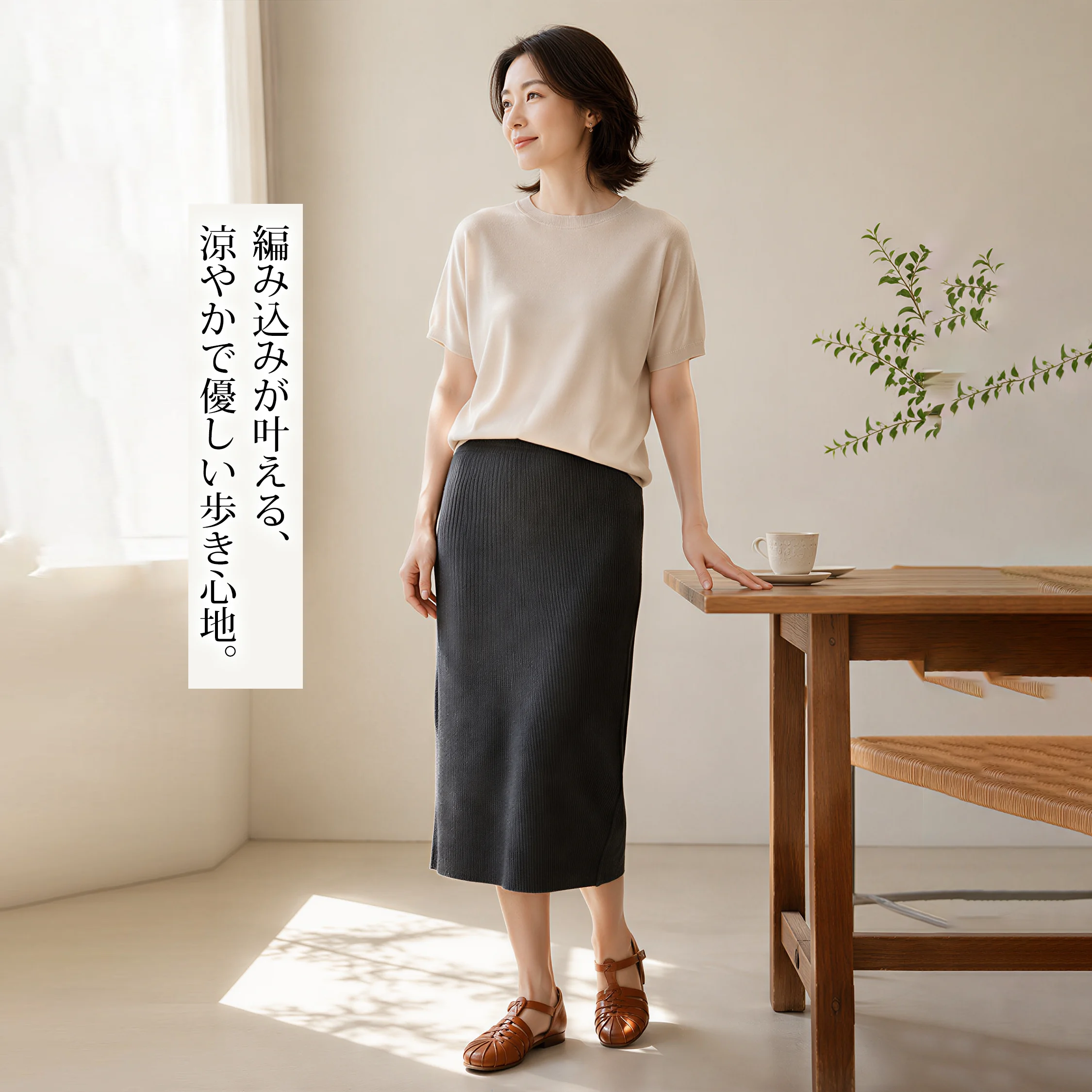 【3E・外反母趾OK】KENPOGEN レトロサンダル カットアウト 7mm低反発インソール ふわふわ 柔らかい 当たらない 平底2cm 静音 春夏