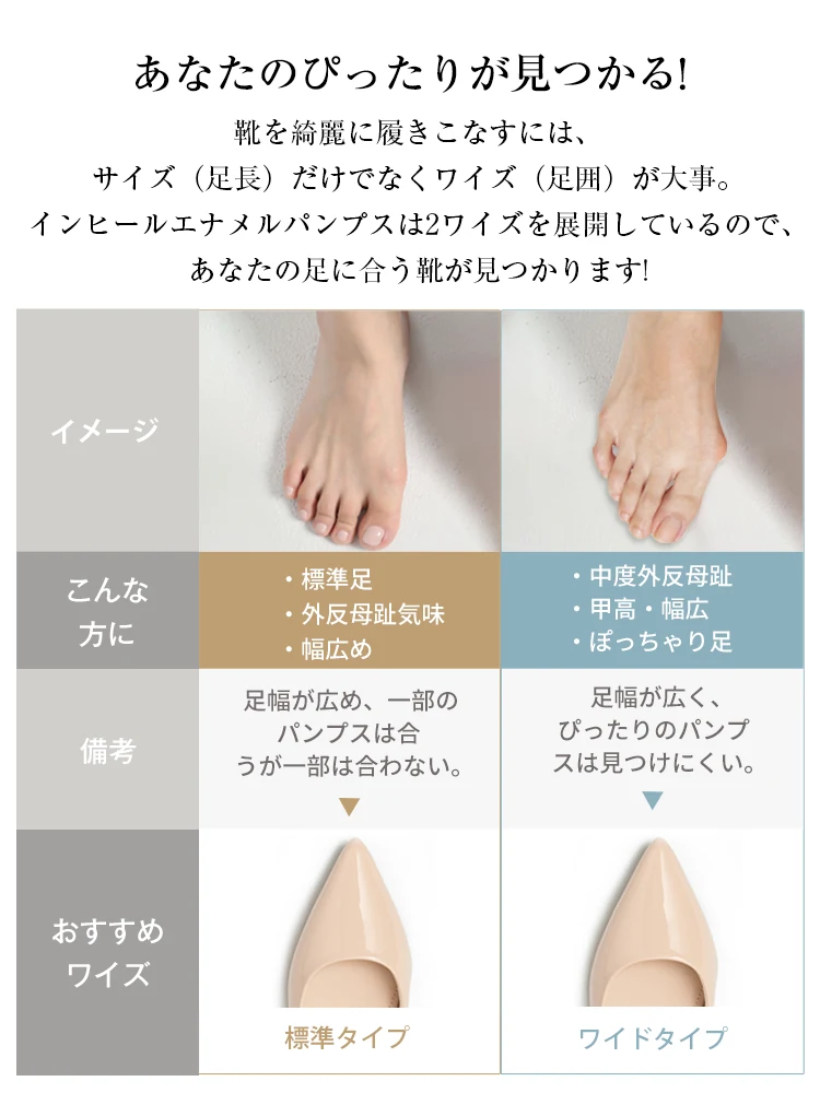 【定番人気品・5cmインヒールパンプス】KENPOGEN エナメルパンプス レディース 幅広 選べるワイズ   軽量 撥水 仕事用オフィス