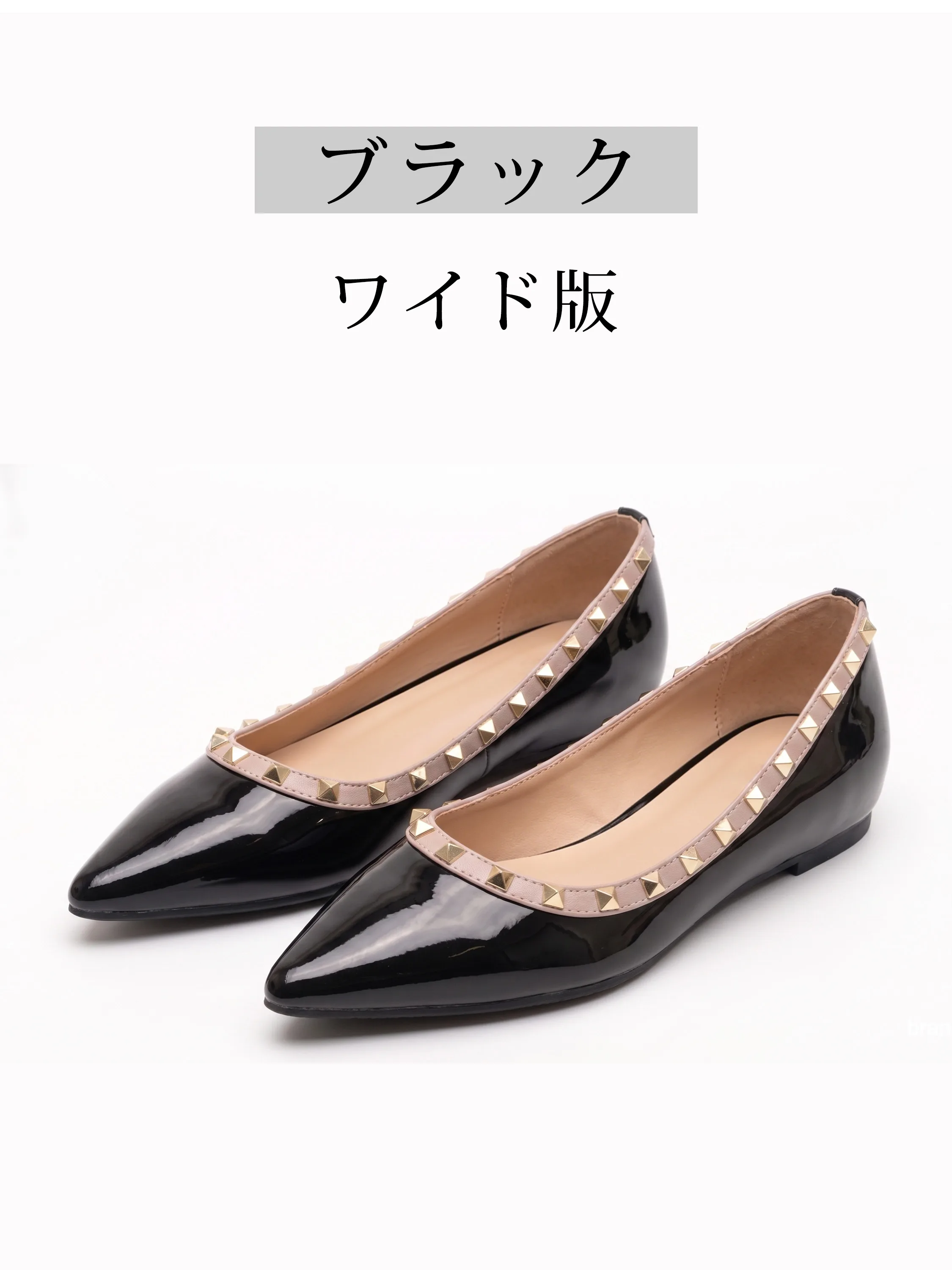 【ロングセラー】KENPOGEN エナメルパンプス レディース スタッズ 4cmUP インヒール 撥水 梅雨シーズンに頼れる 痛くない おしゃれ 通勤 
