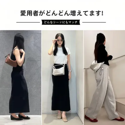 KENPOGEN バレエシューズ エナメルパンプス インヒール5cmUP リボン 晴雨兼用 柔らか