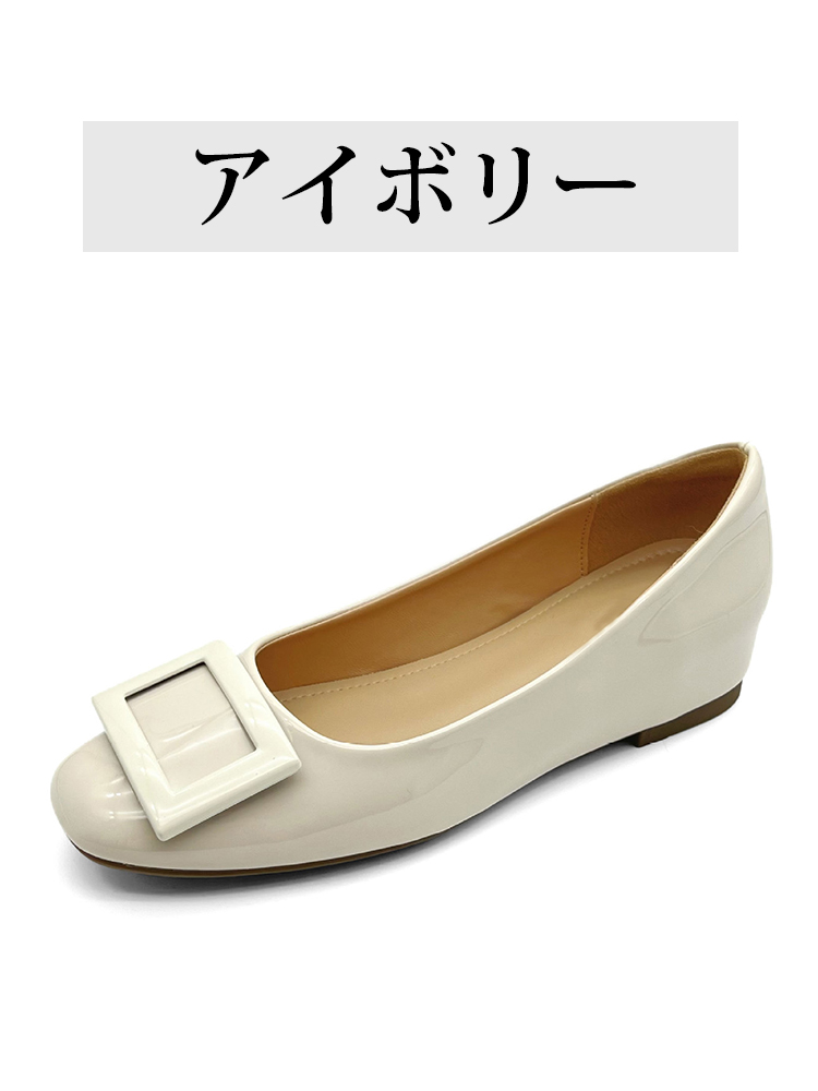 【高レビュー】KENPOGEN バックルパンプス レディース エナメルパンプス インヒール 4cm/6cmヒール 疲れにくい 晴雨兼用 通勤 お呼ばれ