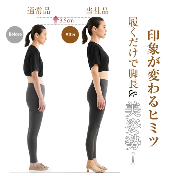 小さいサイズ サンダル バックストラップ 3.5cmUP ピンヒール 編み込み 脱げない 履きやすい