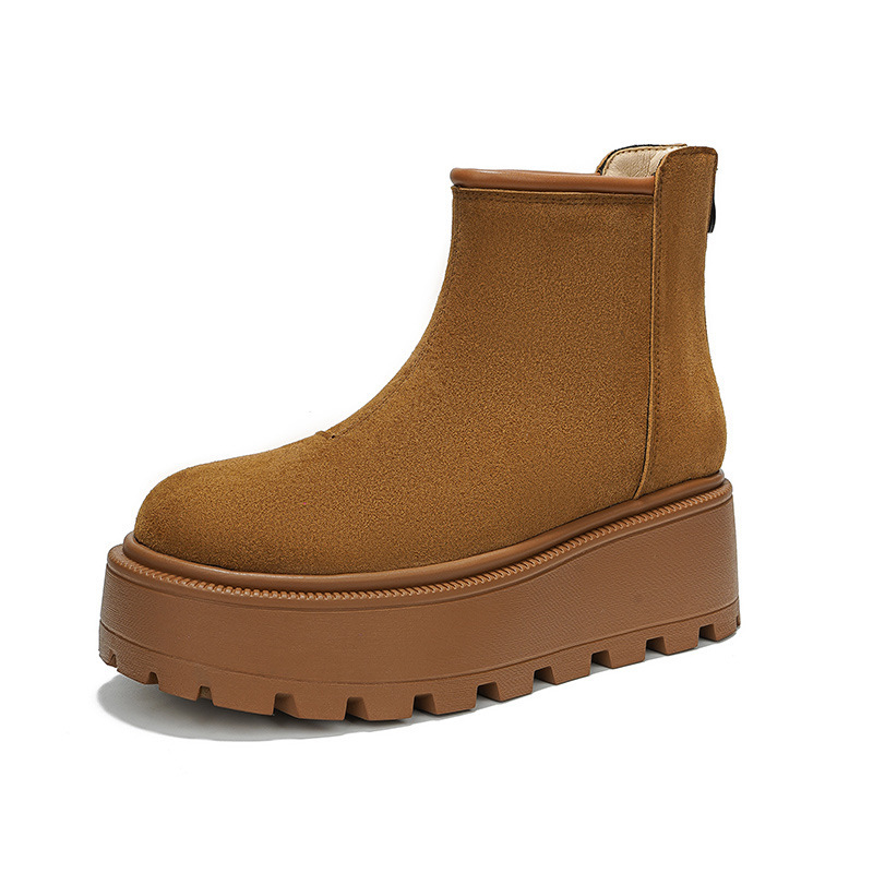 KENPOGEN  あったか 厚底ムートンブーツ