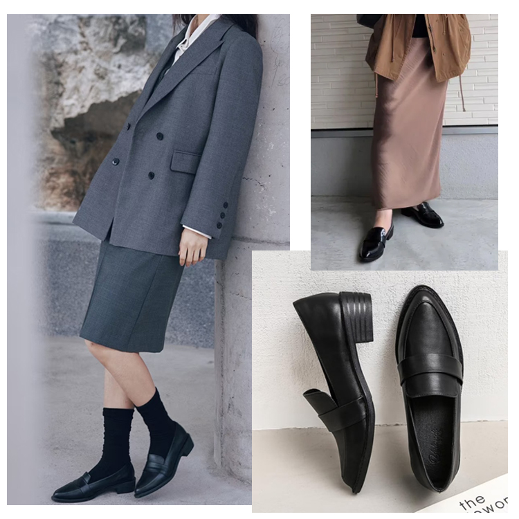  長く愛せる 定番コインローファー 