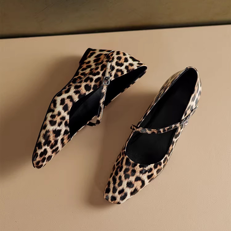 KENPOGEN メリージェーン靴 羊革パンプス 4.5cmUP ウェッジソール スクエアトゥ 柔らかい フォーマル