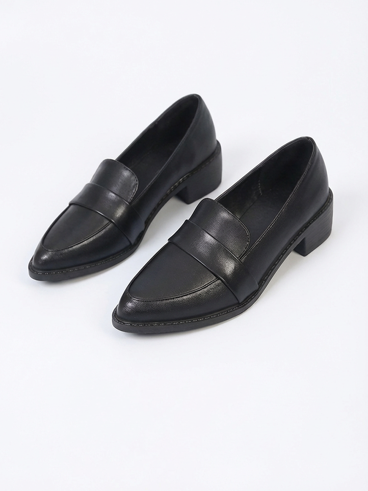 【靴擦れしない・魔法の柔らかさ】KENPOGEN ローファー 3.5cm 痛くない 黒 走れる 通勤 就活 撥水