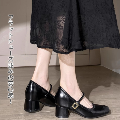 フラットシューズ並みの安心感！