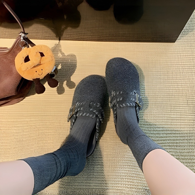 バックルベルト クロッグサンダル