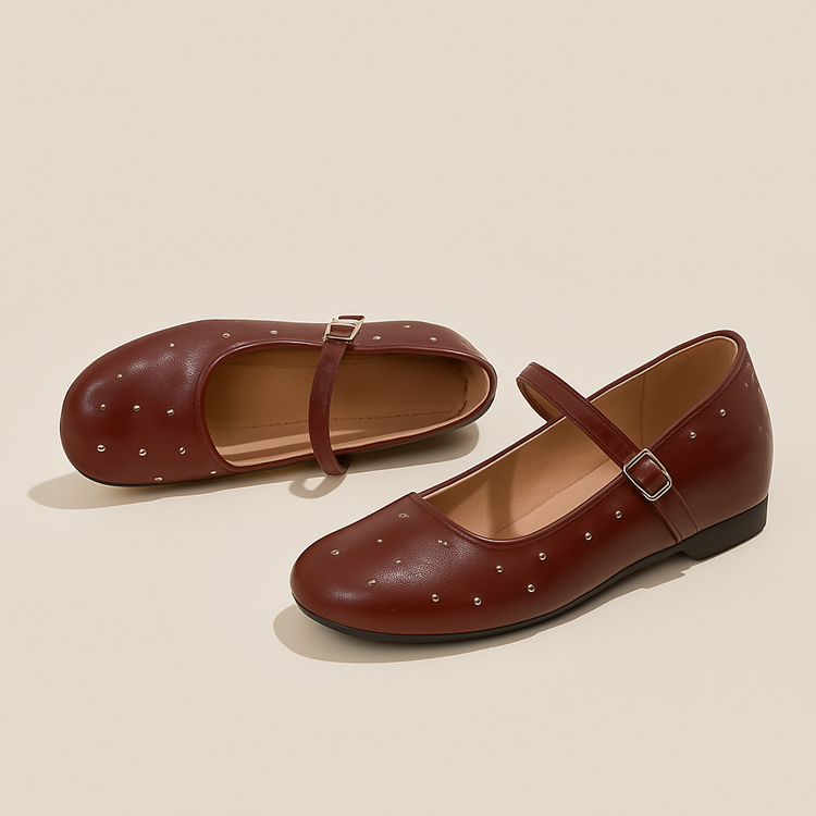 小さいサイズ インヒールパンプス 5cmUP スタッズ 柔らかい 滑りにくい 通勤