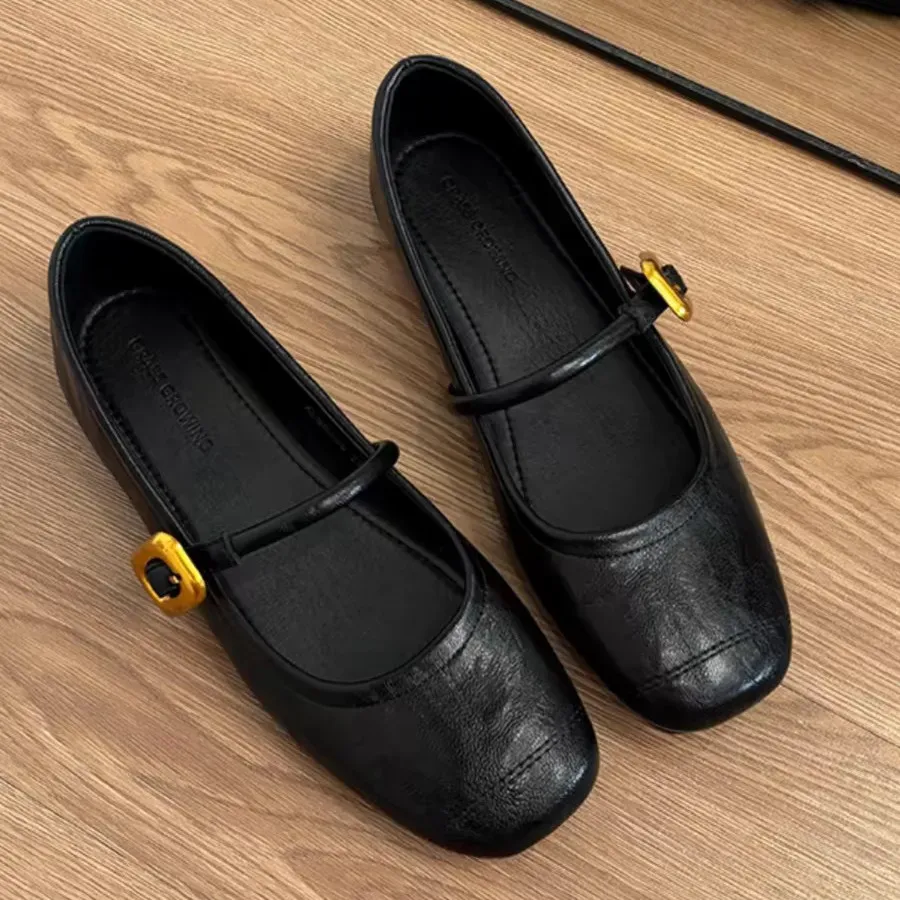 小さいサイズ インヒールパンプス 本革 5cmスタイルUP 通勤オフィス　ブラック