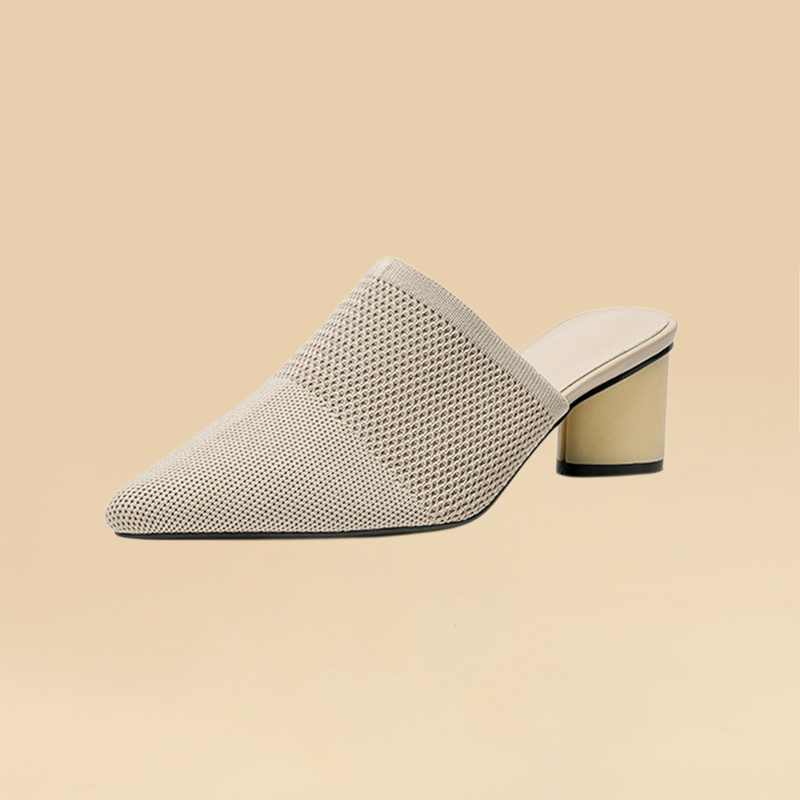 ニットミュールサンダル