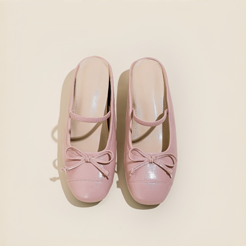 美脚リボンミュール