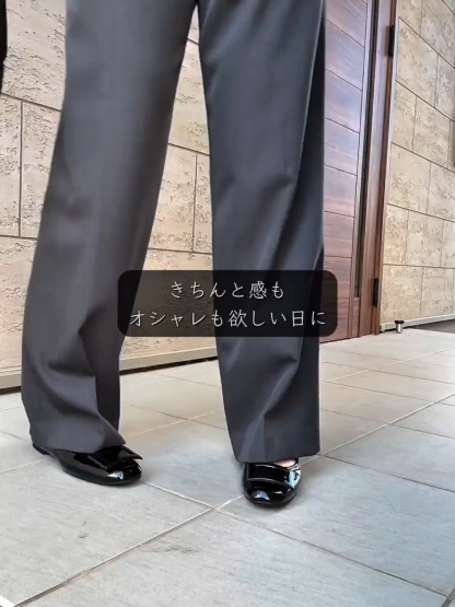 【高レビュー】KENPOGEN バックルパンプス エナメルパンプス インヒール 4cm/6cmヒール 疲れにくい