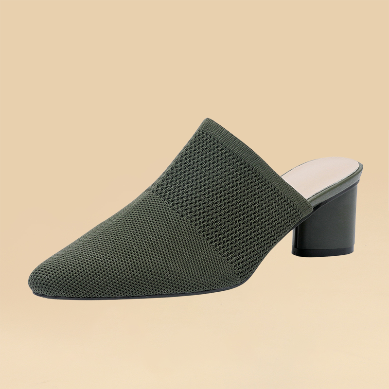 ニットミュールサンダル