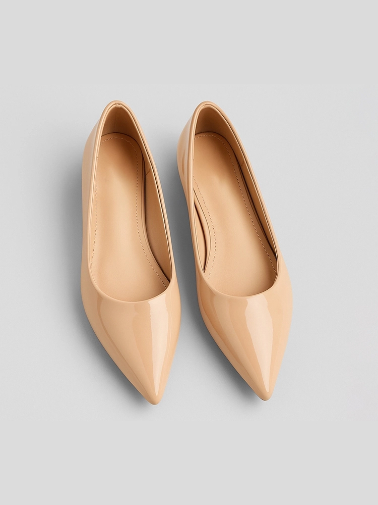 【当店No.1】KENPOGEN ポインテッドトゥパンプス エナメルパンプス インヒール5cmUP 細見え・脚長効果 小さいサイズ