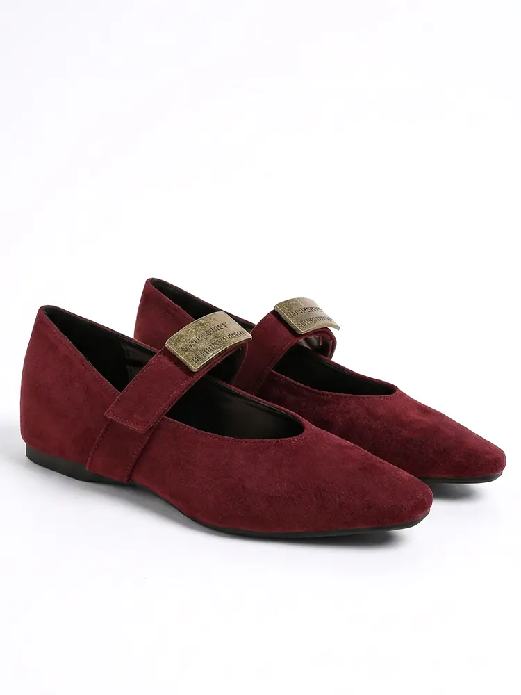 【感動の屈曲性】KENPOGEN メリージェーン靴 スエード インヒール 5cmUP 痛くない 脱げない 美脚 通勤 フォーマル