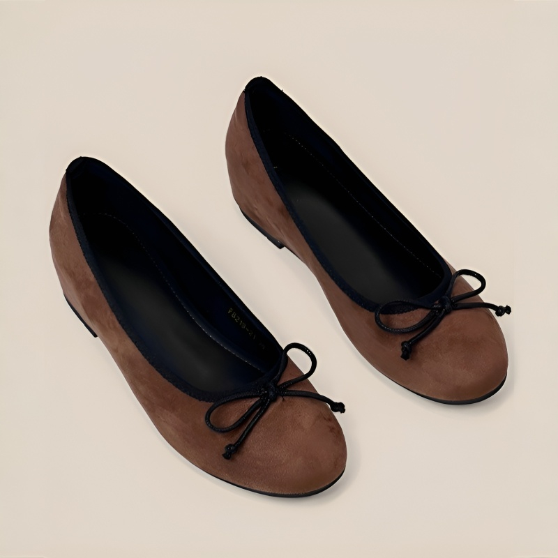 リボンモチーフ 5cm美脚バレエシューズ