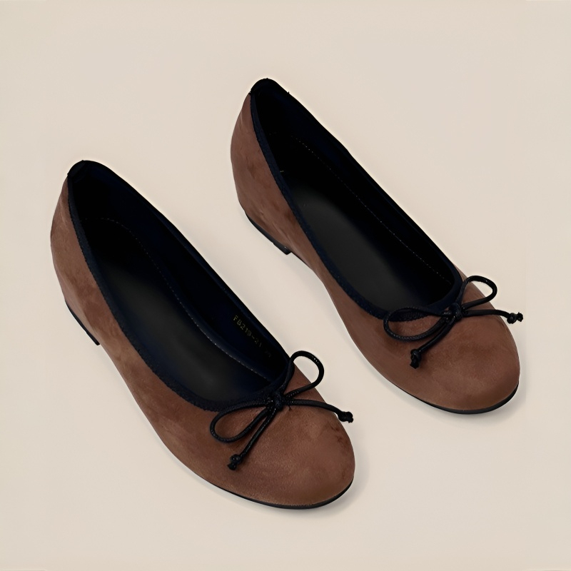 リボンモチーフ 5cm美脚バレエシューズ