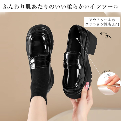 KENPOGEN ローファー 歩きやすい 靴 本革 幅広4E 甲高 痛くない オフィス