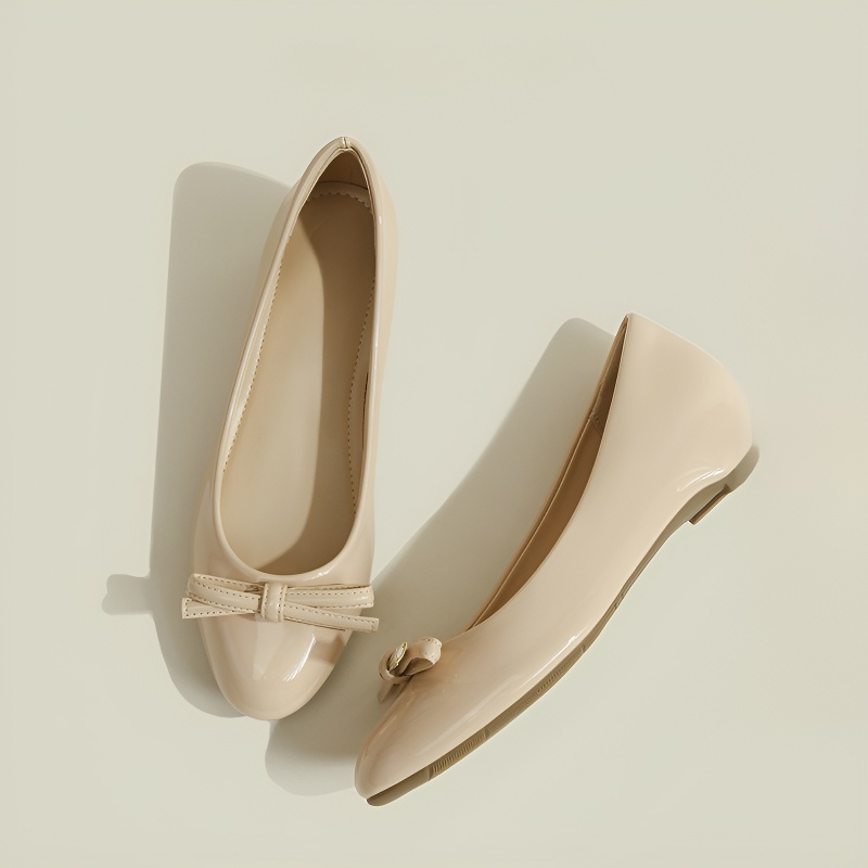 リボンモチーフ 5cm美脚バレエシューズ