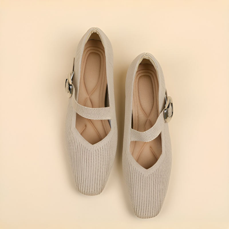 編みメッシュ美脚パンプス				