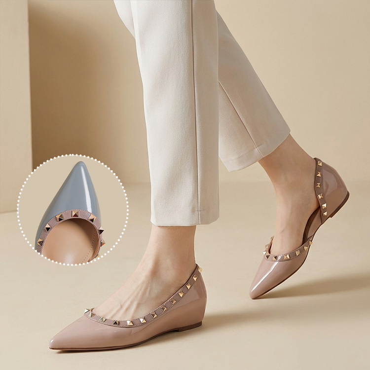 スタッズライン 4cm美脚パンプス