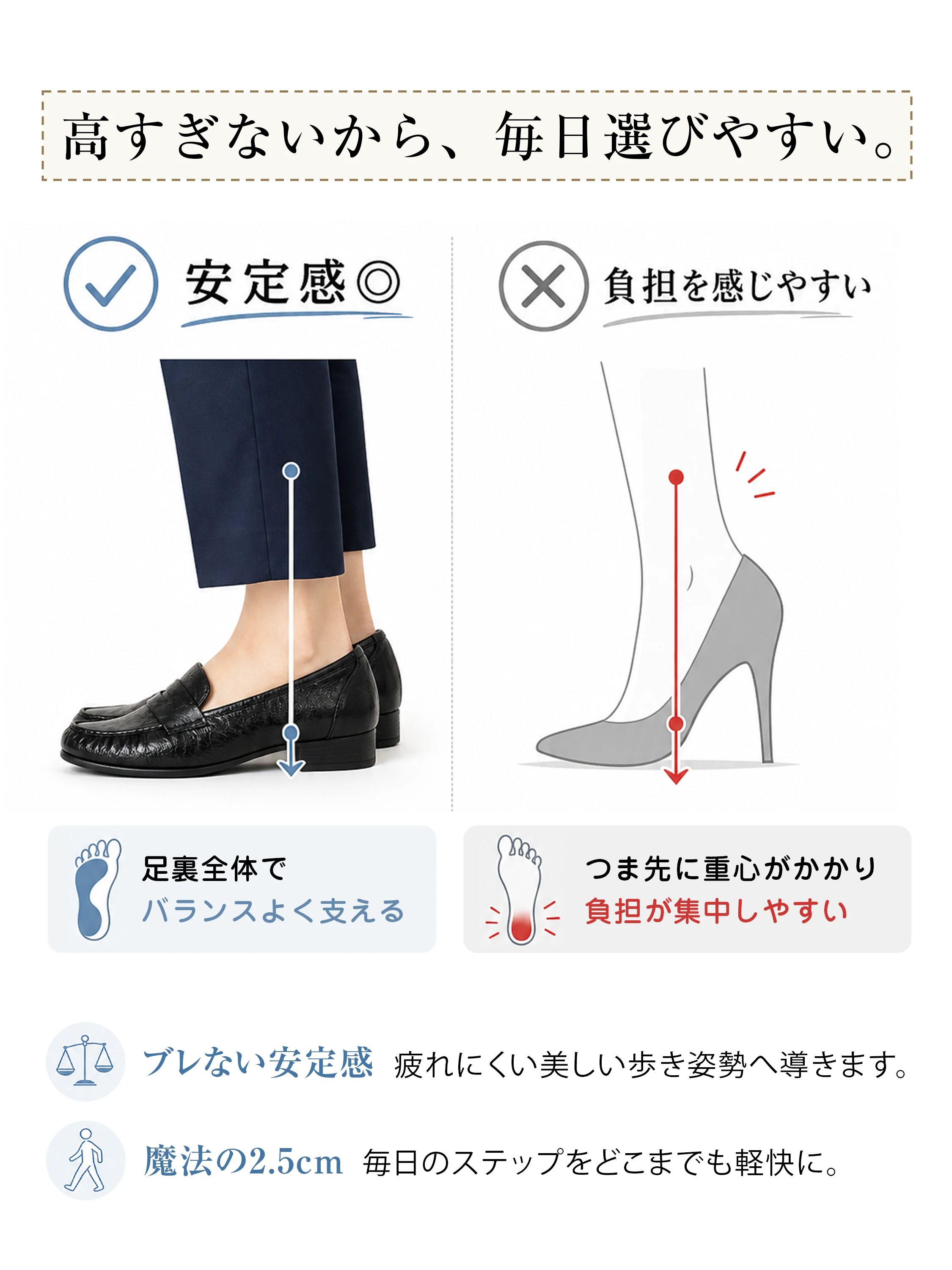  艶やかクロコ調ローファー