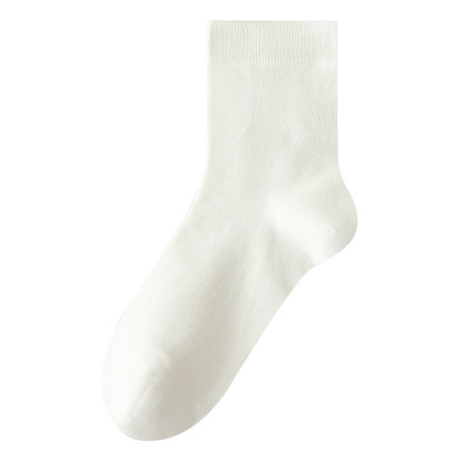コットン100%無地ソックス