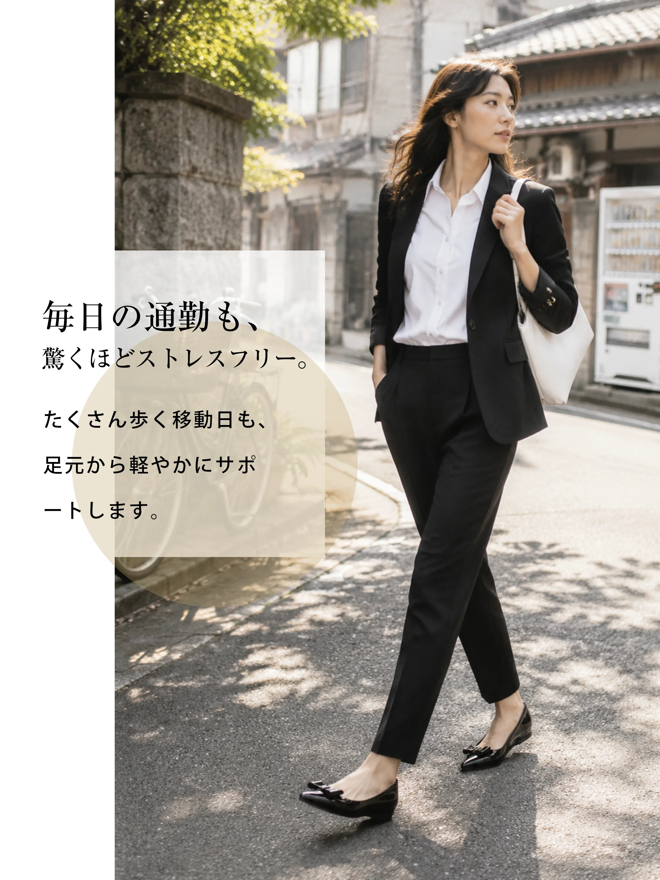 ブラック リボンパンプス レディース ポインテッドトゥ エナメル 通勤 仕事 オフィス 歩きやすい 疲れにくい 晴雨兼用